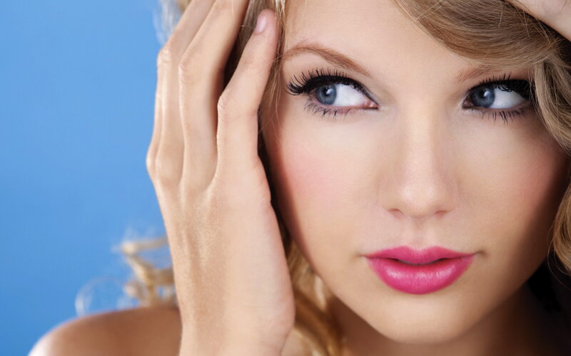 woman with pink lipstick