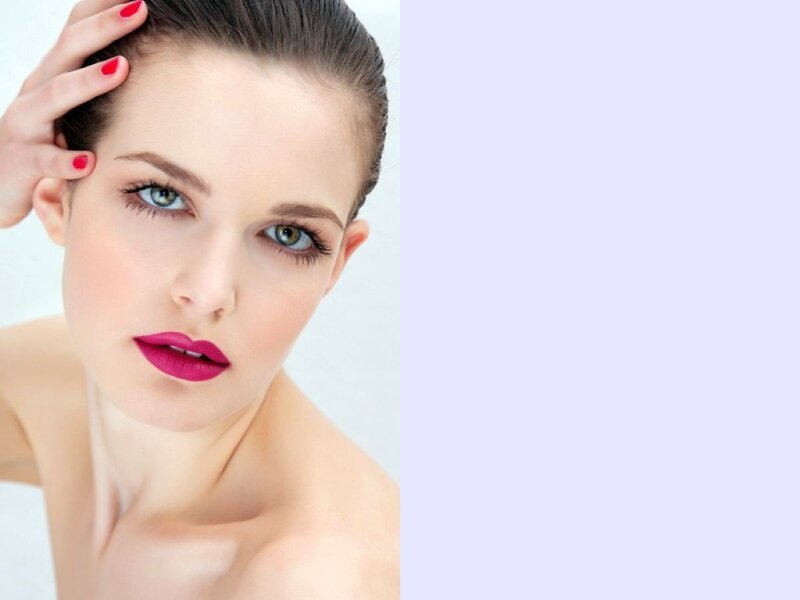 Woman with Pink Lipstick — Neutral