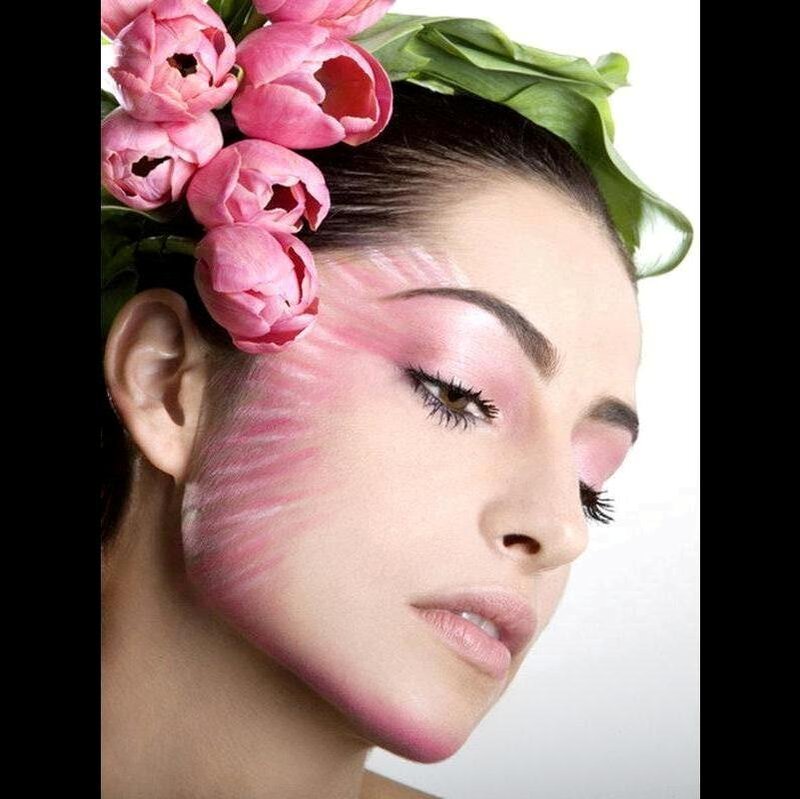 Woman with Pink Makeup — Artistic