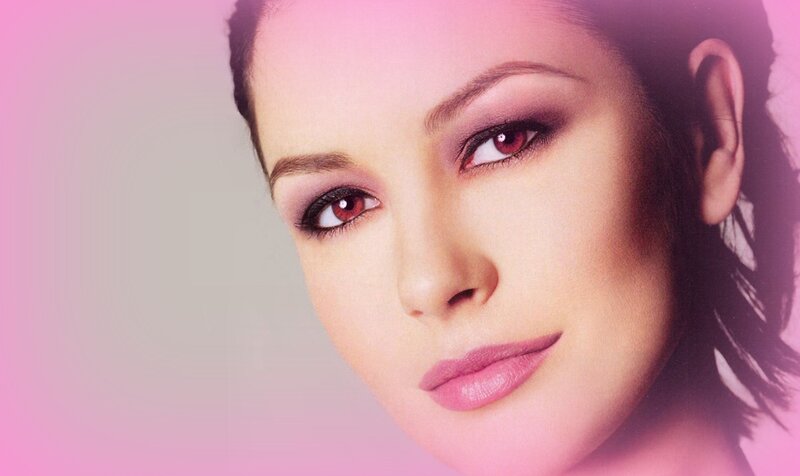 Woman with Pink Makeup — Calm, Photograph