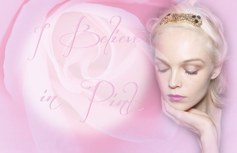 Woman with Pink Rose — Serene, Photograph, Headband