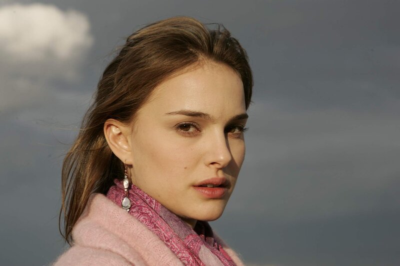 woman with pink scarf