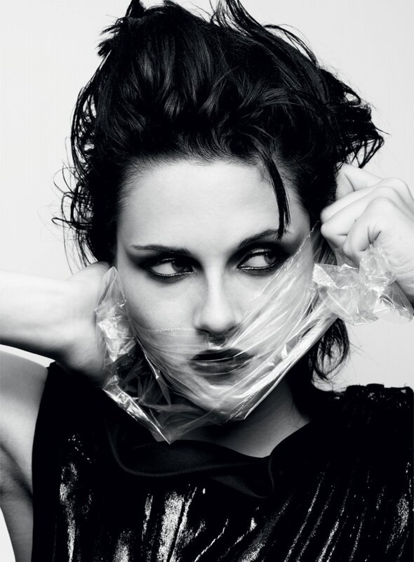 Woman with Plastic Wrap — Black