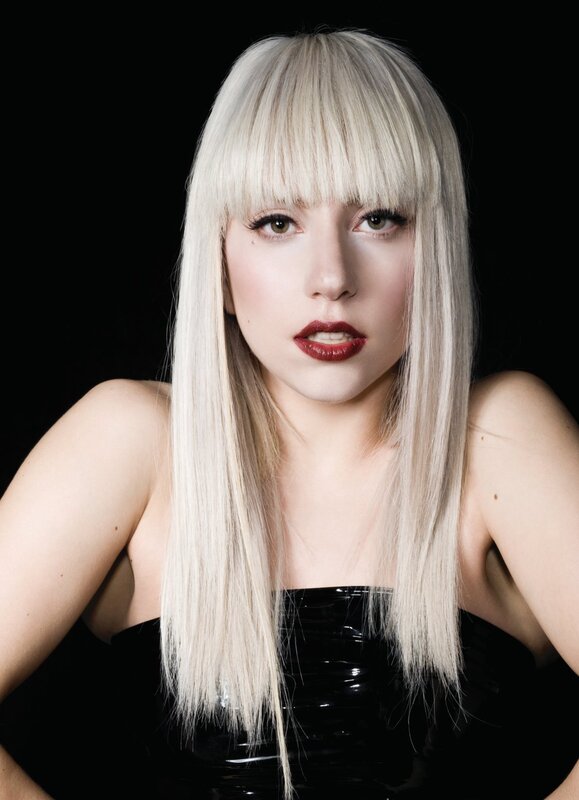 Woman with Platinum Hair — Black, Dramatic
