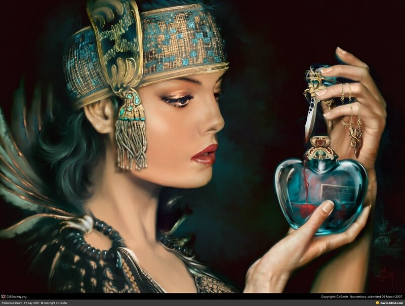 woman with poison heart