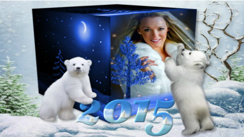 Woman with Polar Bear Cubs