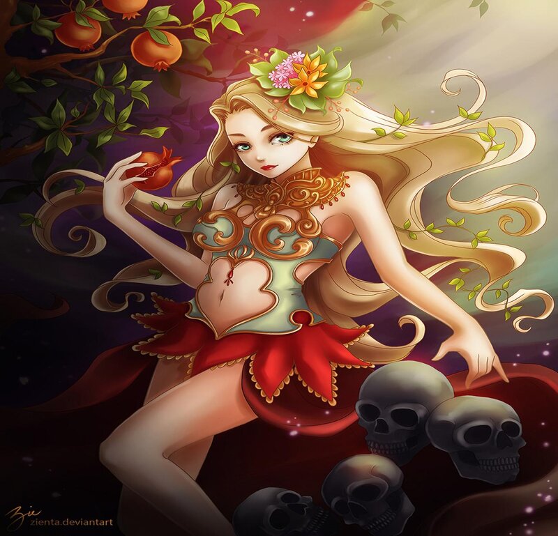 Woman with Pomegranate
