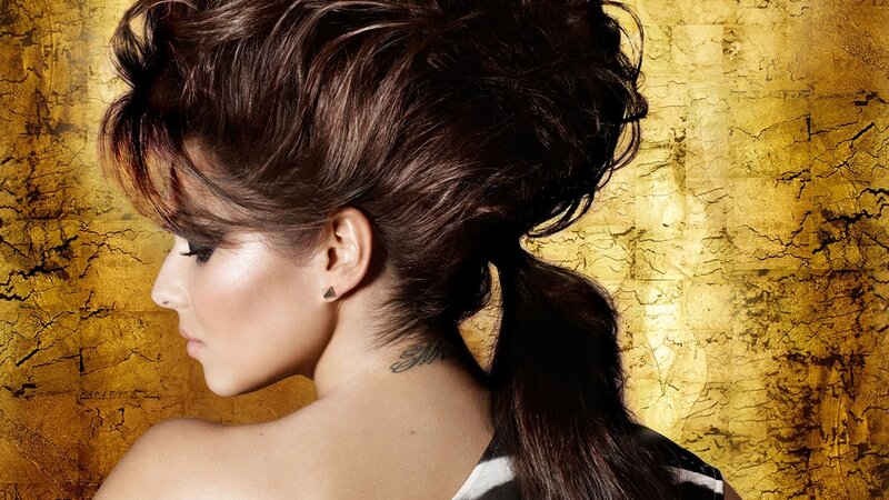 Woman with Ponytail — Gold