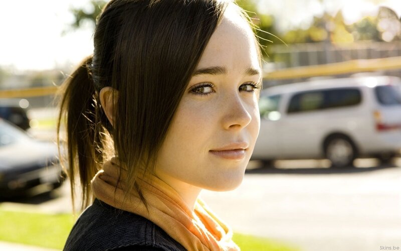 woman with ponytail in sunlight