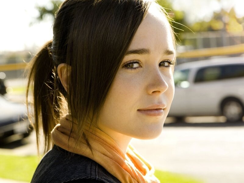 woman with ponytail in sunlight