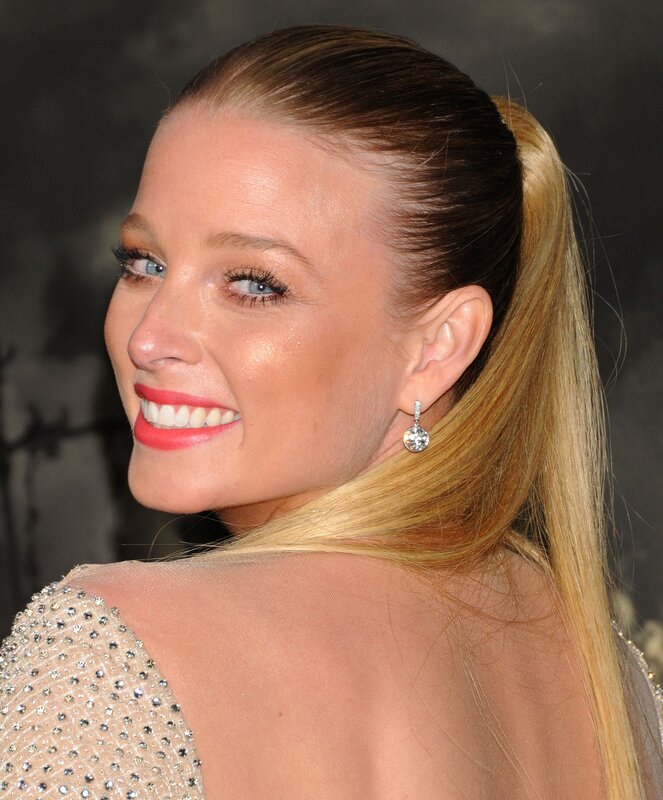 woman with ponytail smiling