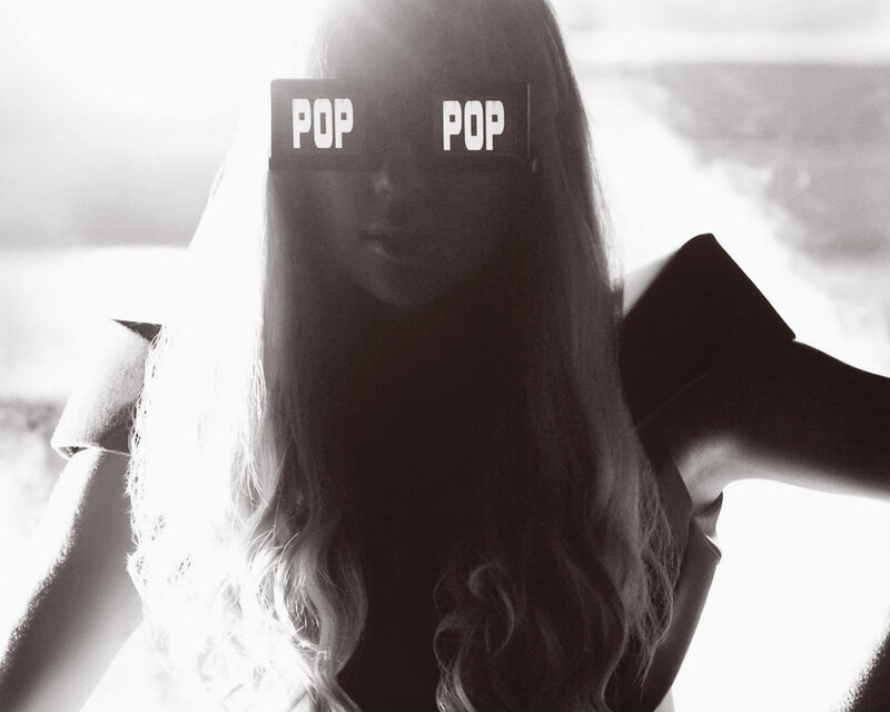 woman with pop sunglasses
