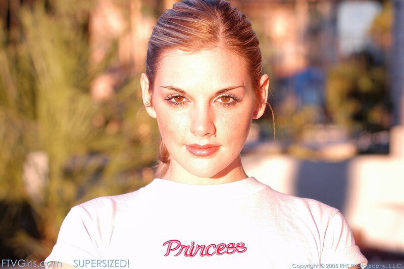 woman with princess t-shirt