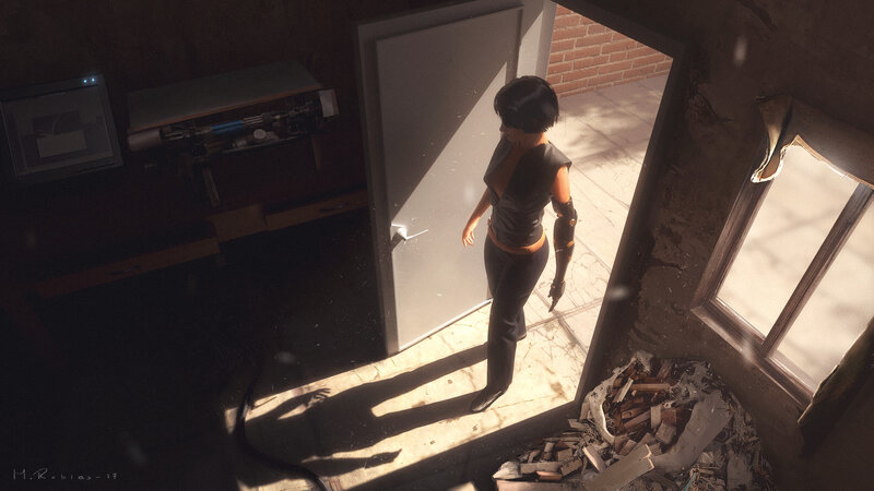 Woman with Prosthetic Arm