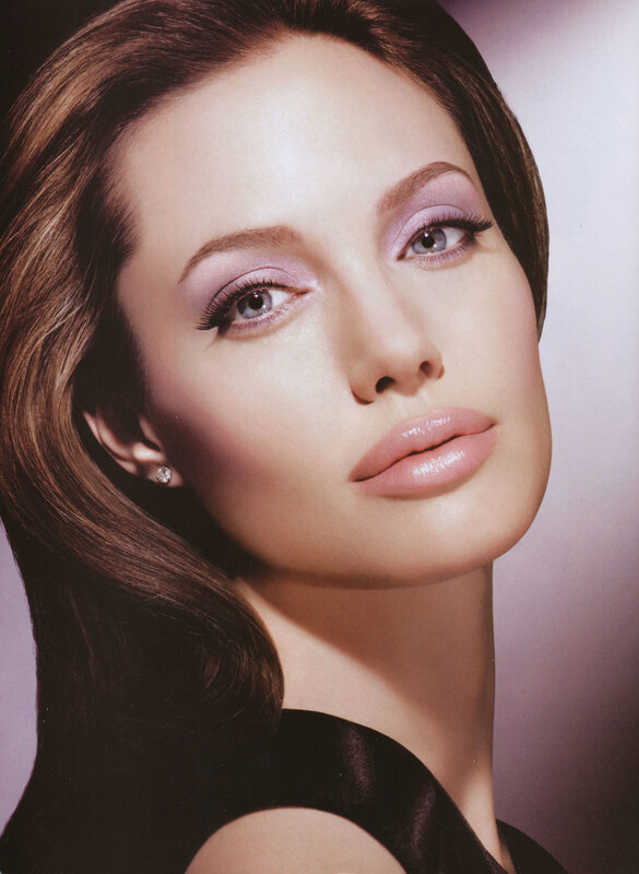 woman with purple eyeshadow