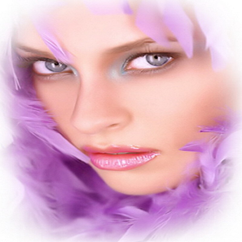 Woman with Purple Feathers — Ethereal