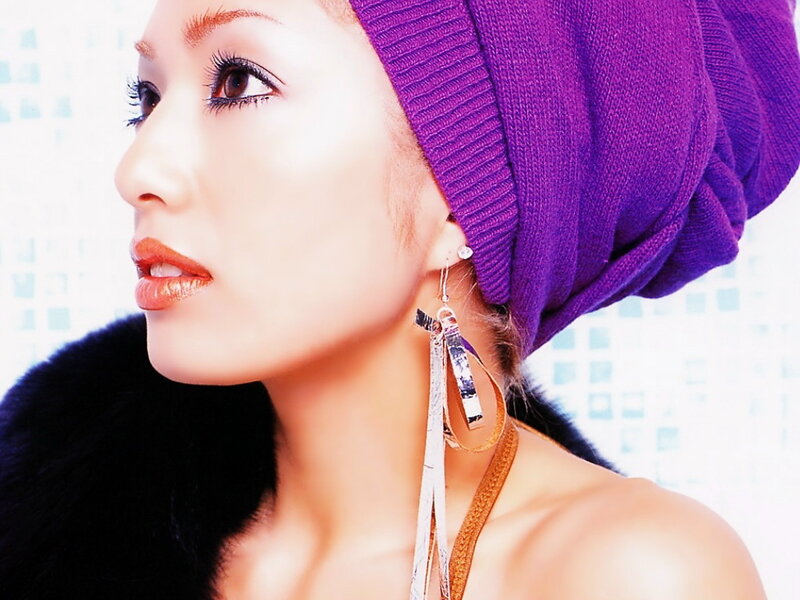 Woman with Purple Headwrap — Stylish