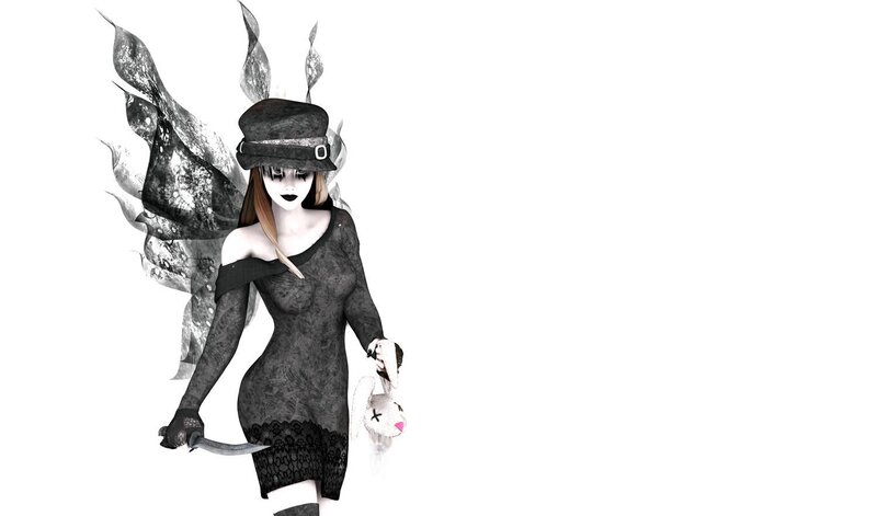 Woman with Rabbit Ears