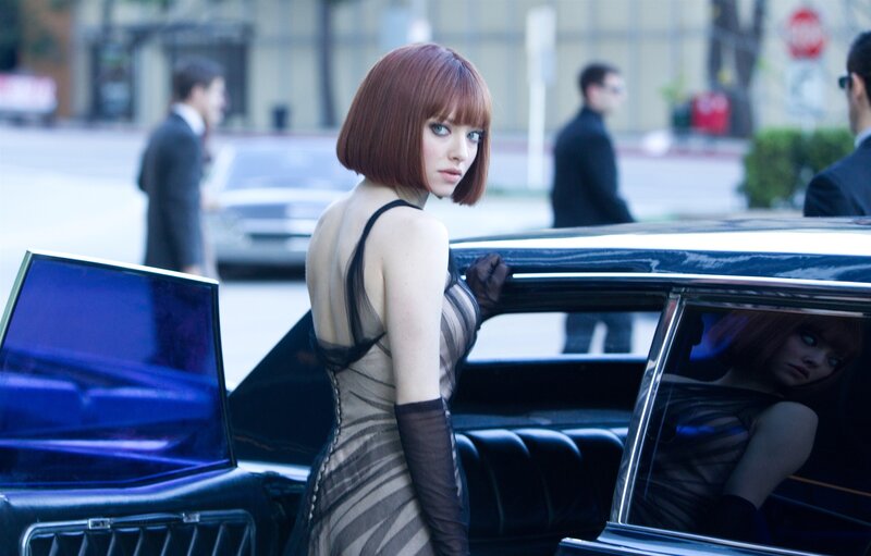 Woman with Red Bob Hair