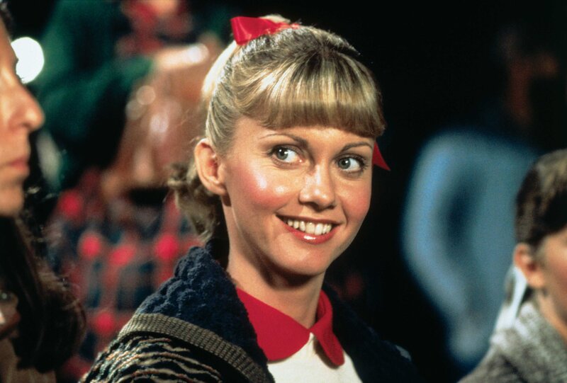 Woman with Red Bow — White, Happy