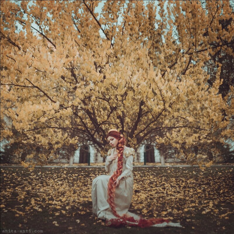 Woman with Red Braid