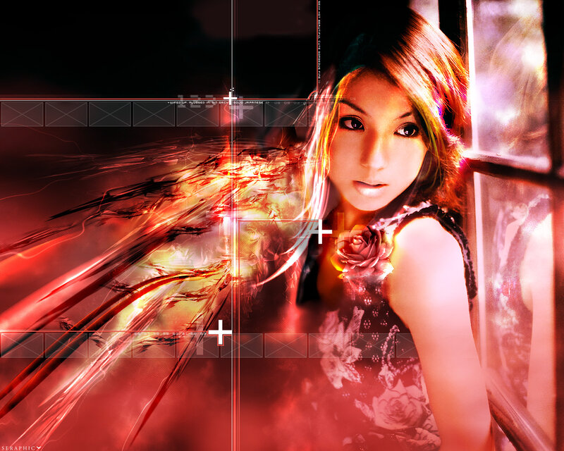 Woman with Red Energy
