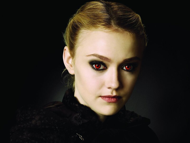 woman with red eyes