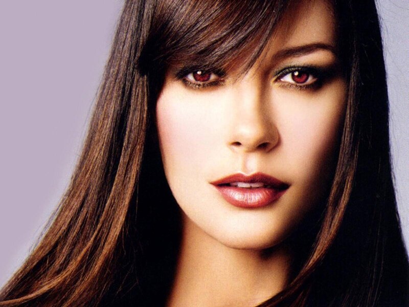 woman with red eyes