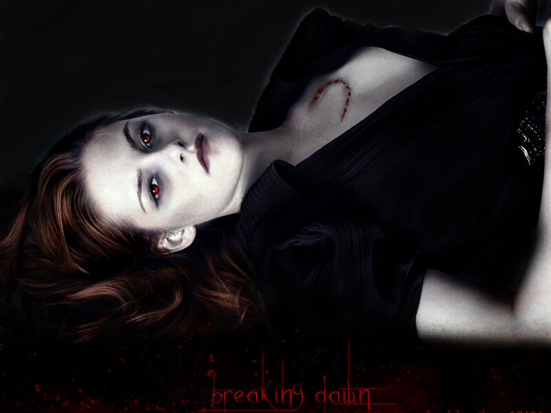 Woman with Red Eyes — Black, Dramatic, Night, Photograph