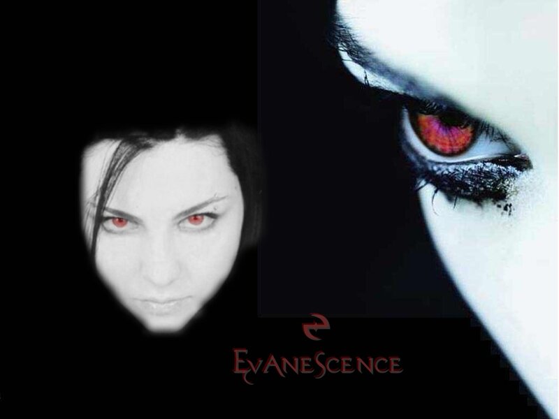 Woman with Red Eyes — Black, Dramatic, Photograph, Red Eyes, Black Makeup