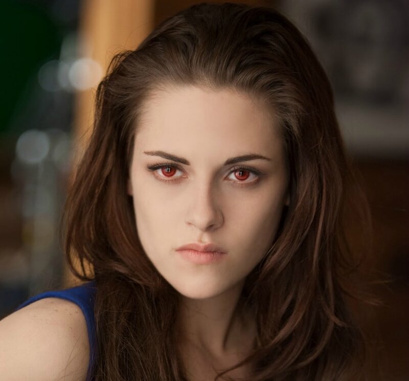 Woman with Red Eyes — Brown, Intense