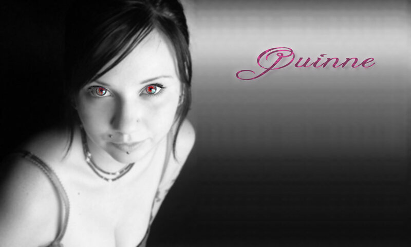 woman with red eyes portrait