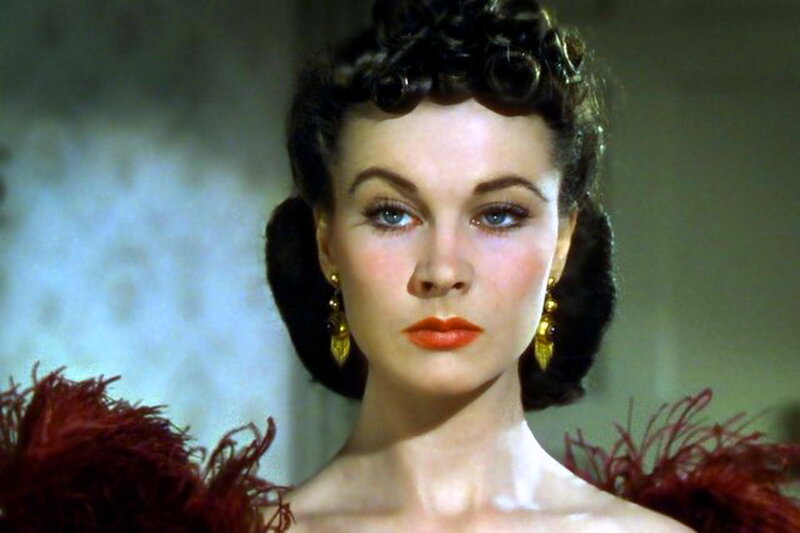 Woman with Red Feathers — Dramatic, Photograph, Earrings