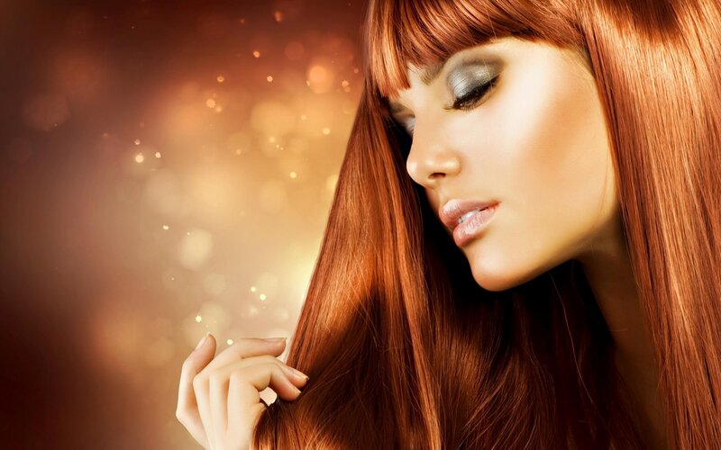 woman with red hair