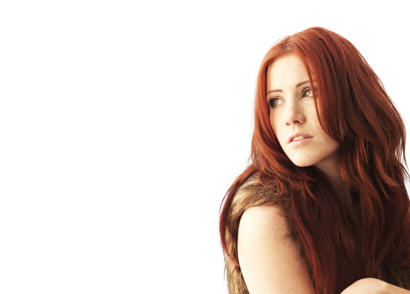 woman with red hair