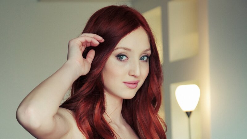 woman with red hair