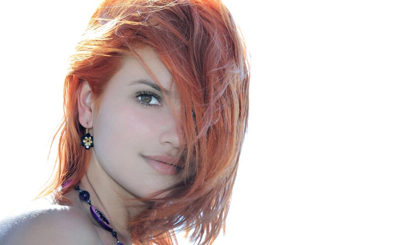 woman with red hair