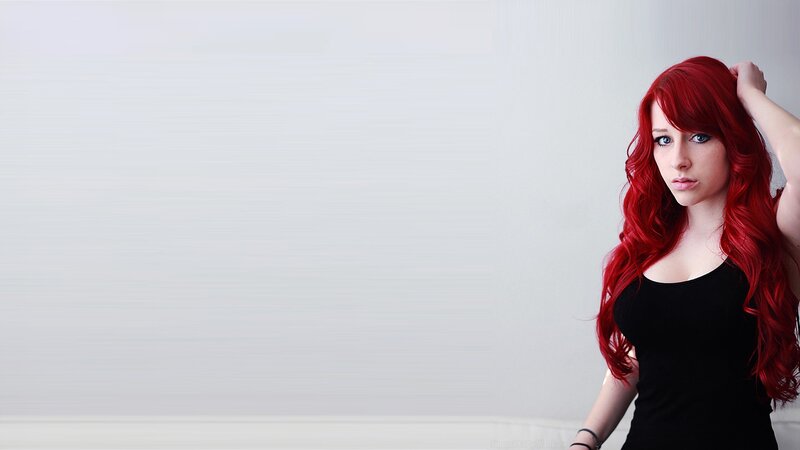 woman with red hair