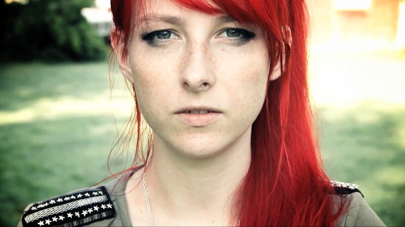 woman with red hair
