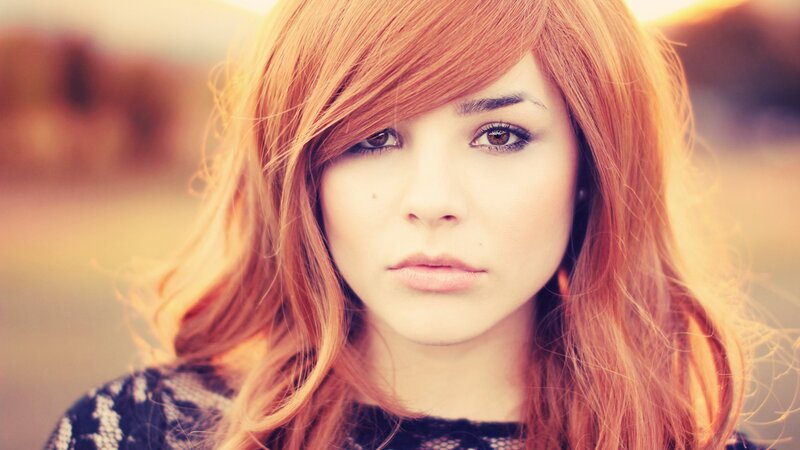 woman with red hair