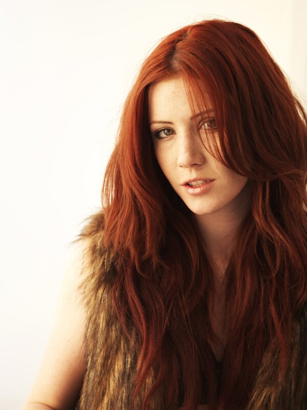 woman with red hair