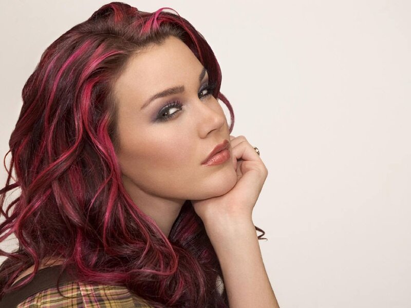 woman with red hair