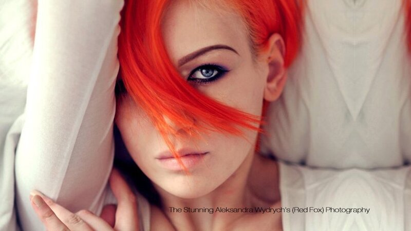 woman with red hair