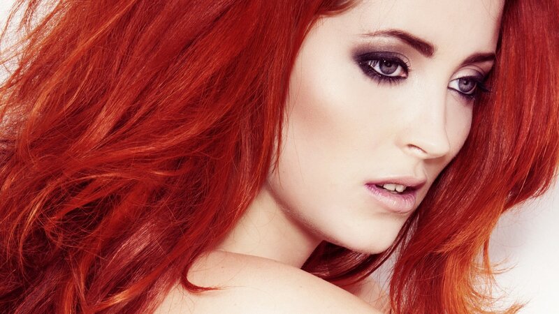 woman with red hair