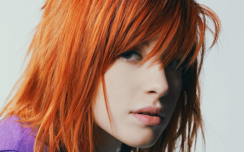 woman with red hair