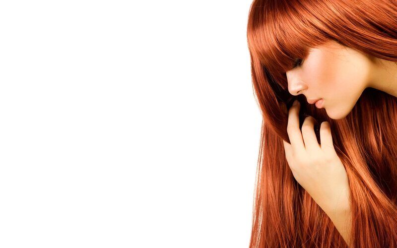 woman with red hair