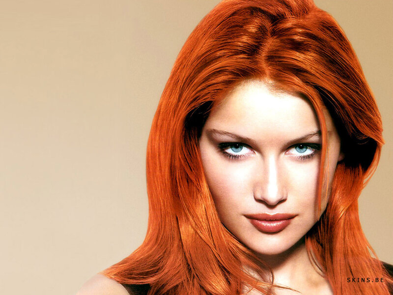 woman with red hair