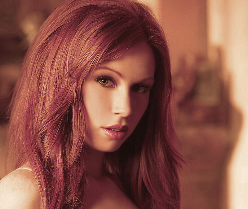 woman with red hair