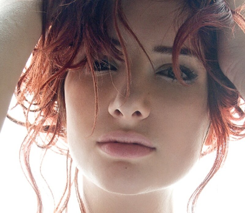 woman with red hair