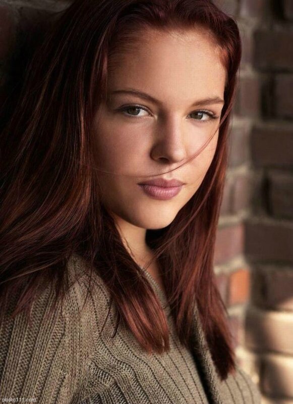 woman with red hair